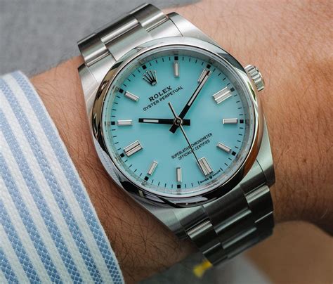 rolex silver watch blue face|Rolex op blue dial.